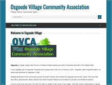 Tablet Screenshot of osgoodevillage.com